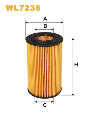 WIX FILTERS Eļļas filtrs WL7236